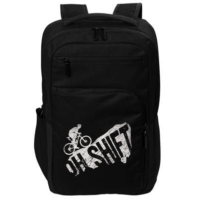 Oh Shift Mountain Biking Bicycle Bike Rider Cyclist Impact Tech Backpack