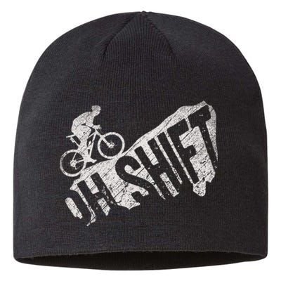 Oh Shift Mountain Biking Bicycle Bike Rider Cyclist Sustainable Beanie