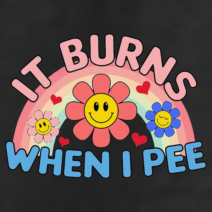 Oddly Specific Meme It Burns When I Pee Inappropriate Adult Cool Comfort Performance Bucket Hat