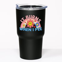 Oddly Specific Meme It Burns When I Pee Inappropriate Adult Tumbler
