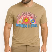 Oddly Specific Meme It Burns When I Pee Inappropriate Adult Performance Shirt