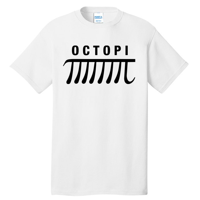 Octopi Science Math Pi Day Funny Great Fun Teachers Puns Tall T-Shirt