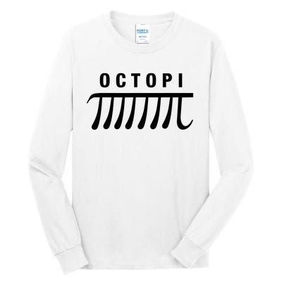 Octopi Science Math Pi Day Funny Great Fun Teachers Puns Tall Long Sleeve T-Shirt