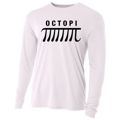 Octopi Science Math Pi Day Funny Great Fun Teachers Puns Cooling Performance Long Sleeve Crew