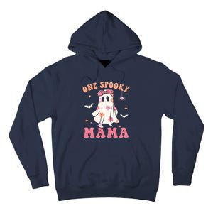 One Spooky Mama Retro Halloween Trick Or Treat Spooky Ghost Tall Hoodie