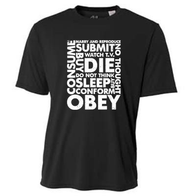 Obey Submit Marry Reproduce Sleep Die Consume Cooling Performance Crew T-Shirt