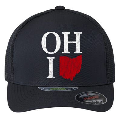 Ohio State Map Flexfit Unipanel Trucker Cap