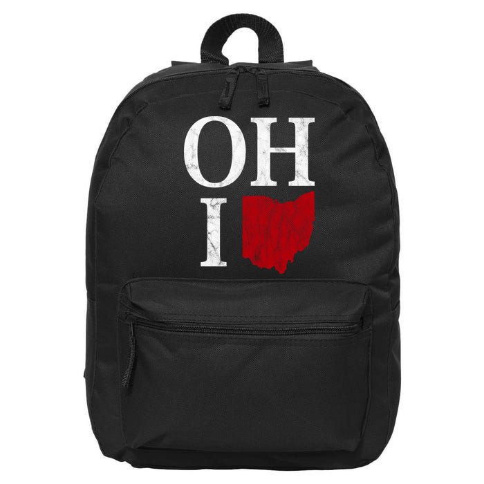 Ohio State Map 16 in Basic Backpack