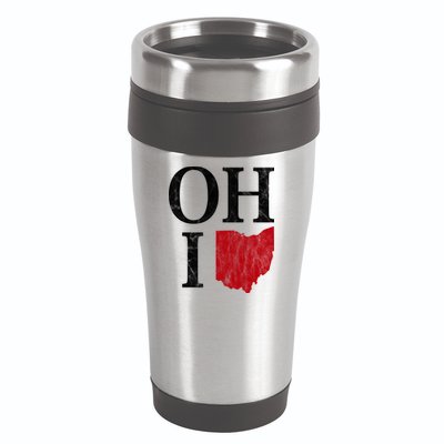 Ohio State Map 16oz Travel Tumbler