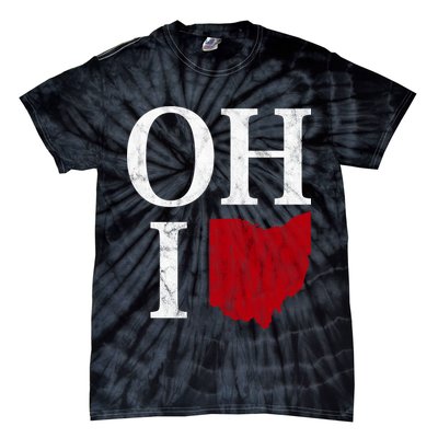Ohio State Map Tie-Dye T-Shirt