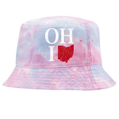 Ohio State Map Tie-Dyed Bucket Hat