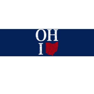 Ohio State Map Bumper Sticker