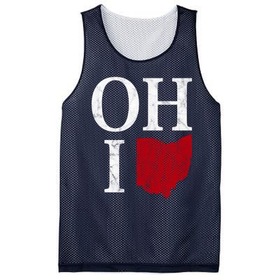 Ohio State Map Mesh Reversible Basketball Jersey Tank