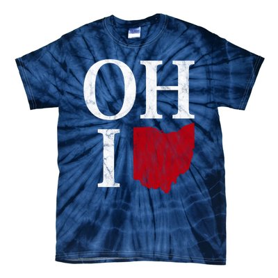 Ohio State Map Tie-Dye T-Shirt