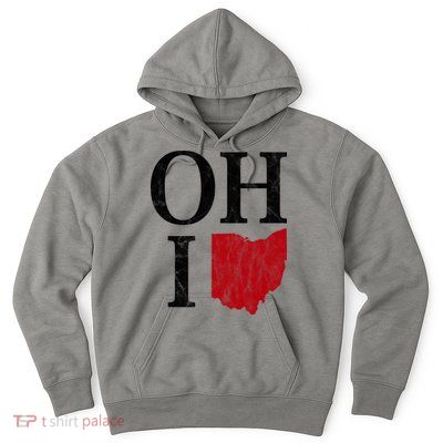 Ohio State Map Hoodie