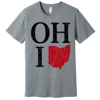 Ohio State Map Premium T-Shirt