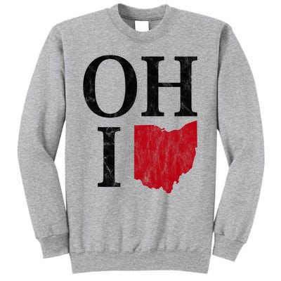 Ohio State Map Tall Sweatshirt