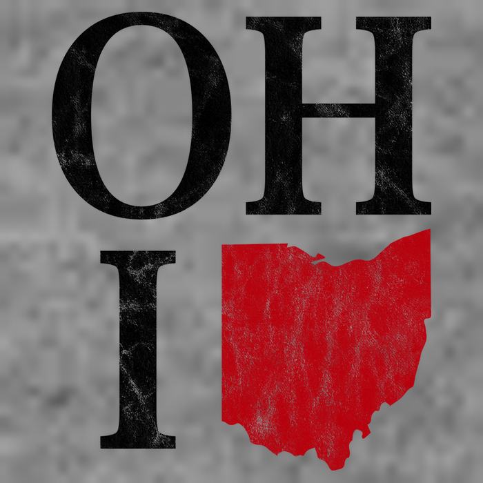 Ohio State Map Sustainable Knit Beanie