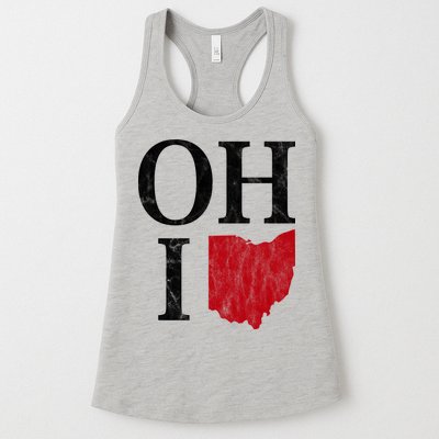 Ohio State Map Womens Tank Top