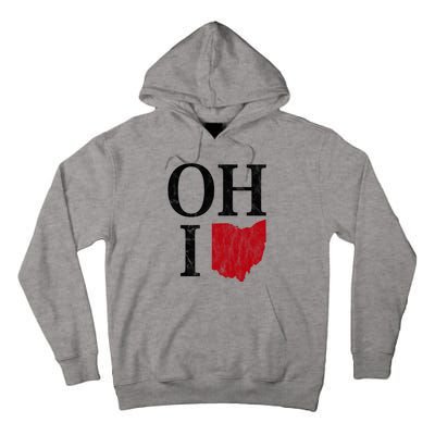 Ohio State Map Tall Hoodie