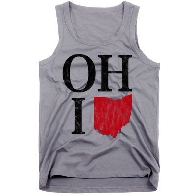 Ohio State Map Tank Top