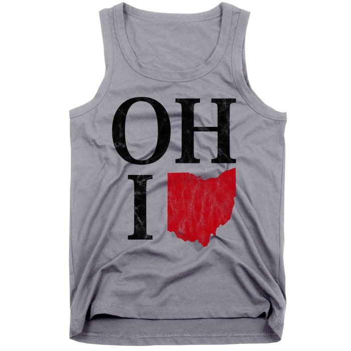 Ohio State Map Tank Top