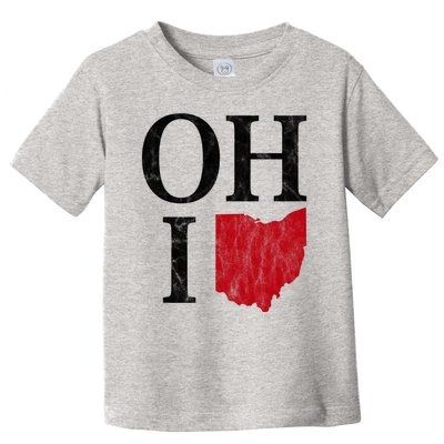 Ohio State Map Toddler T-Shirt