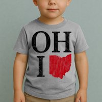 Ohio State Map Toddler T-Shirt