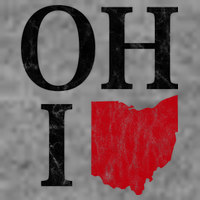 Ohio State Map Cropped Pullover Crew