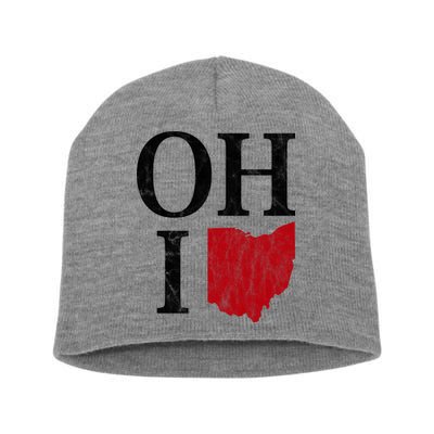 Ohio State Map Short Acrylic Beanie