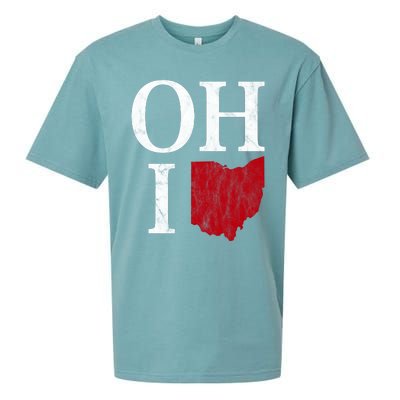 Ohio State Map Sueded Cloud Jersey T-Shirt