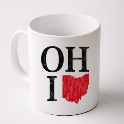 Ohio State Map Coffee Mug