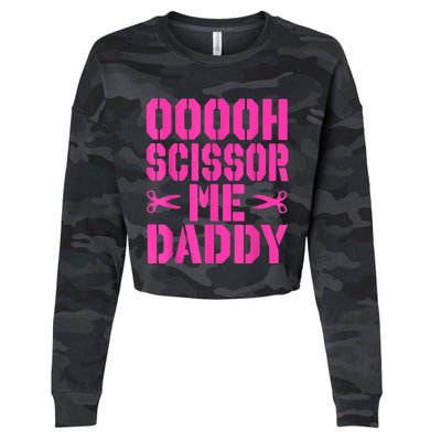 Ooooh Scissor Me Daddy Cropped Pullover Crew