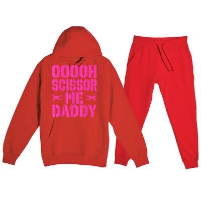 Ooooh Scissor Me Daddy Premium Hooded Sweatsuit Set