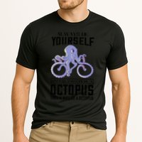 Octopus Sea Monster Cycling Always Be Yourself Cephalopod Cooling Performance Crew T-Shirt