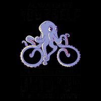 Octopus Sea Monster Cycling Always Be Yourself Cephalopod 7-Panel Snapback Hat