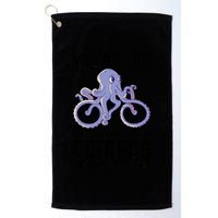 Octopus Sea Monster Cycling Always Be Yourself Cephalopod Golf Towel