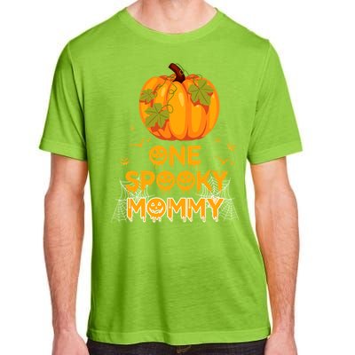 One Spooky Mommy Funny Family Halloween Matching Funny Gift Great Gift Adult ChromaSoft Performance T-Shirt