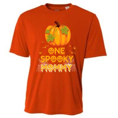 One Spooky Mommy Funny Family Halloween Matching Funny Gift Great Gift Cooling Performance Crew T-Shirt