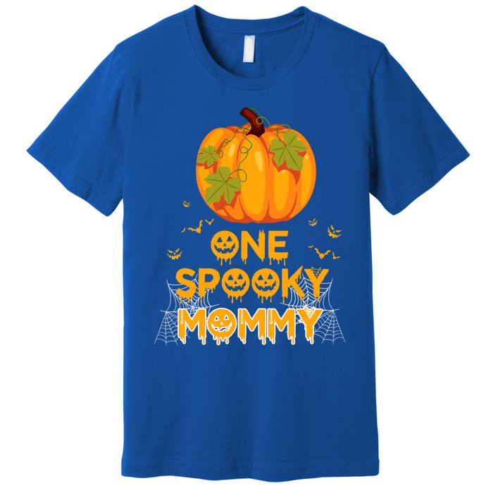 One Spooky Mommy Funny Family Halloween Matching Funny Gift Great Gift Premium T-Shirt