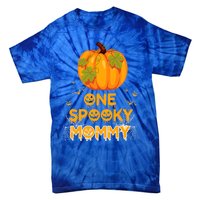 One Spooky Mommy Funny Family Halloween Matching Funny Gift Great Gift Tie-Dye T-Shirt