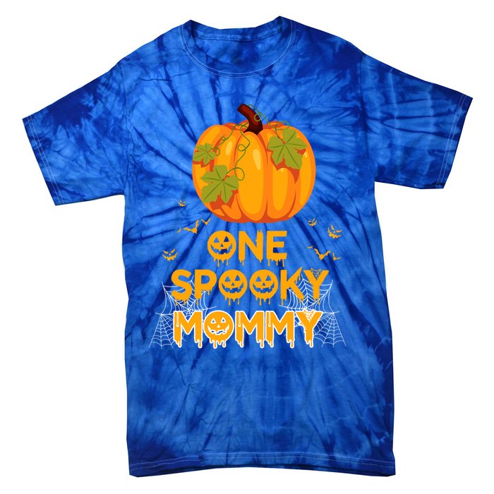 One Spooky Mommy Funny Family Halloween Matching Funny Gift Great Gift Tie-Dye T-Shirt