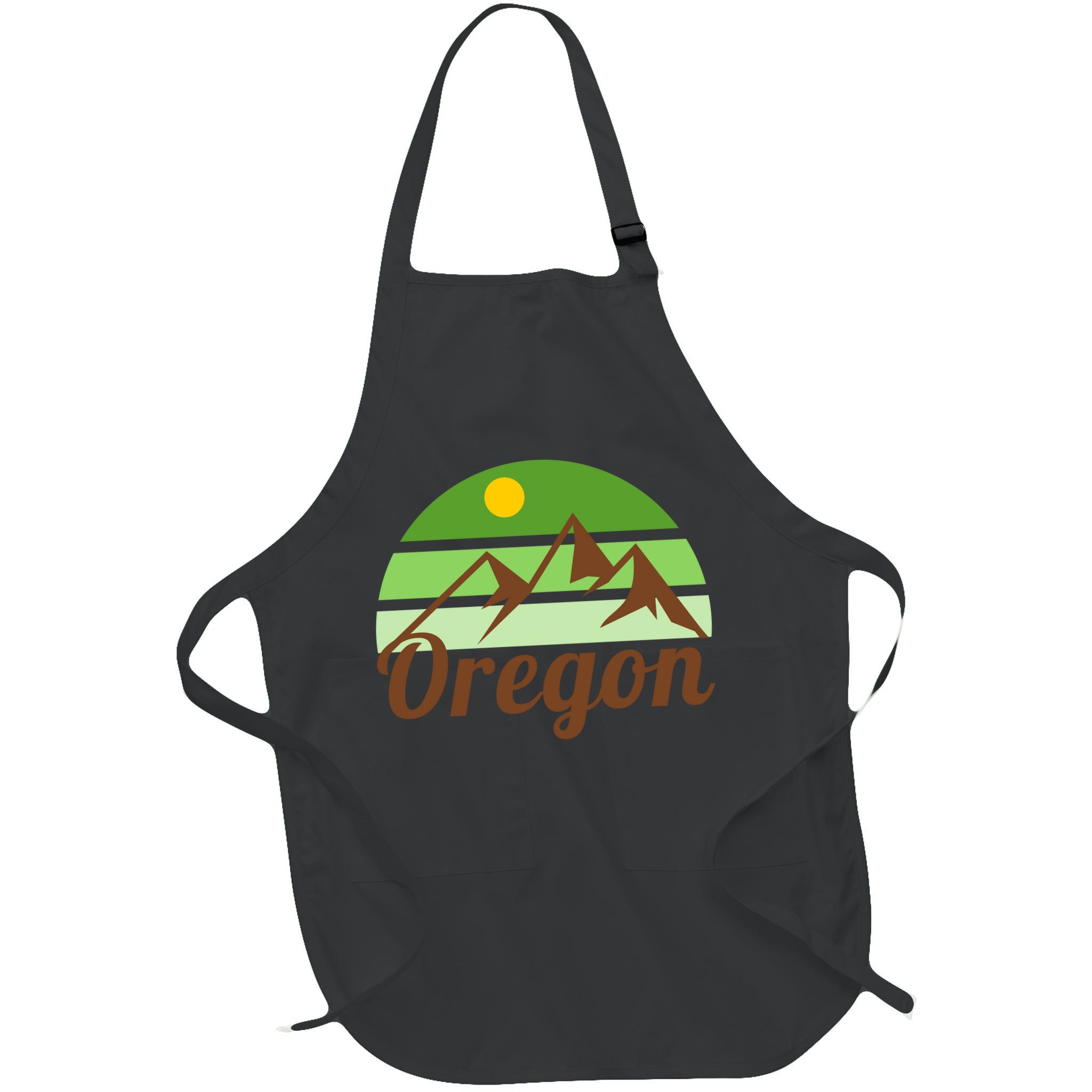 Oregon Simple Mountain Logo Apron