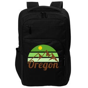 Oregon Simple Mountain Logo Impact Tech Backpack