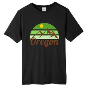 Oregon Simple Mountain Logo Tall Fusion ChromaSoft Performance T-Shirt