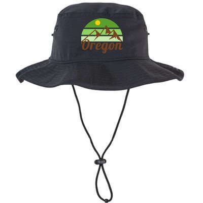 Oregon Simple Mountain Logo Bucket Hat