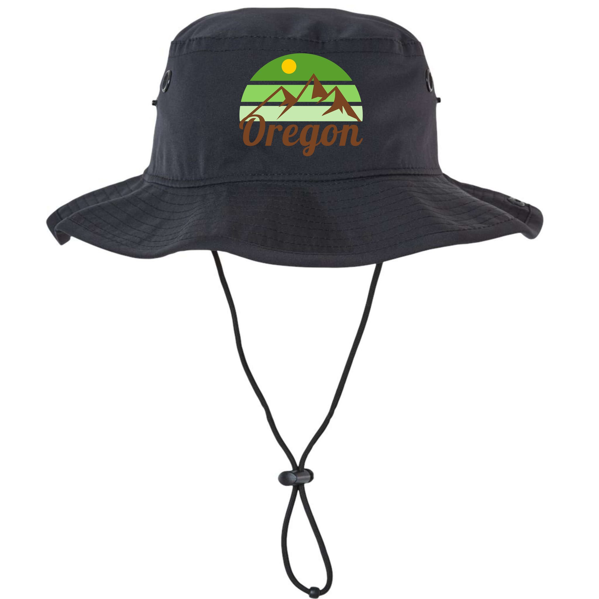 Oregon Simple Mountain Logo Bucket Hat