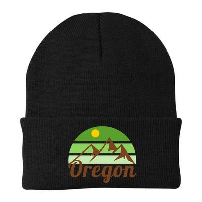 Oregon Simple Mountain Logo Beanie