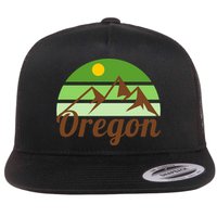 Oregon Simple Mountain Logo Flatbill Hat