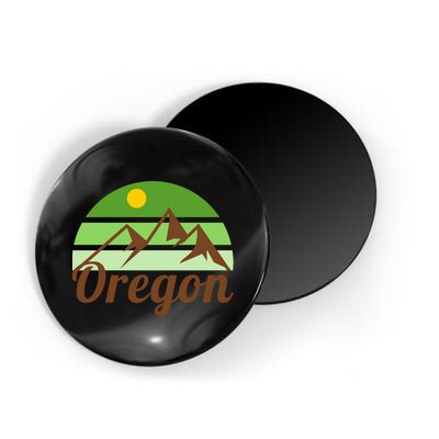 Oregon Simple Mountain Logo Magnet